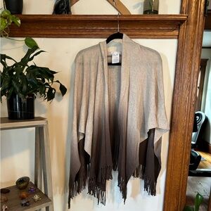 Cashmere cape EUC